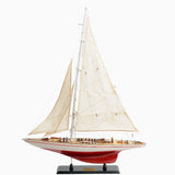 Endeavour Yacht Painted Small, Fully Assembled