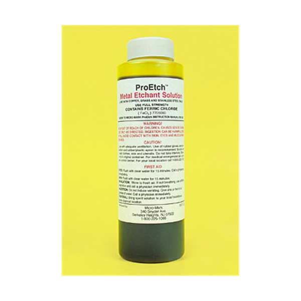 Ferric Chloride Etchant, 16 oz. - Micro - Mark Plating and Etching