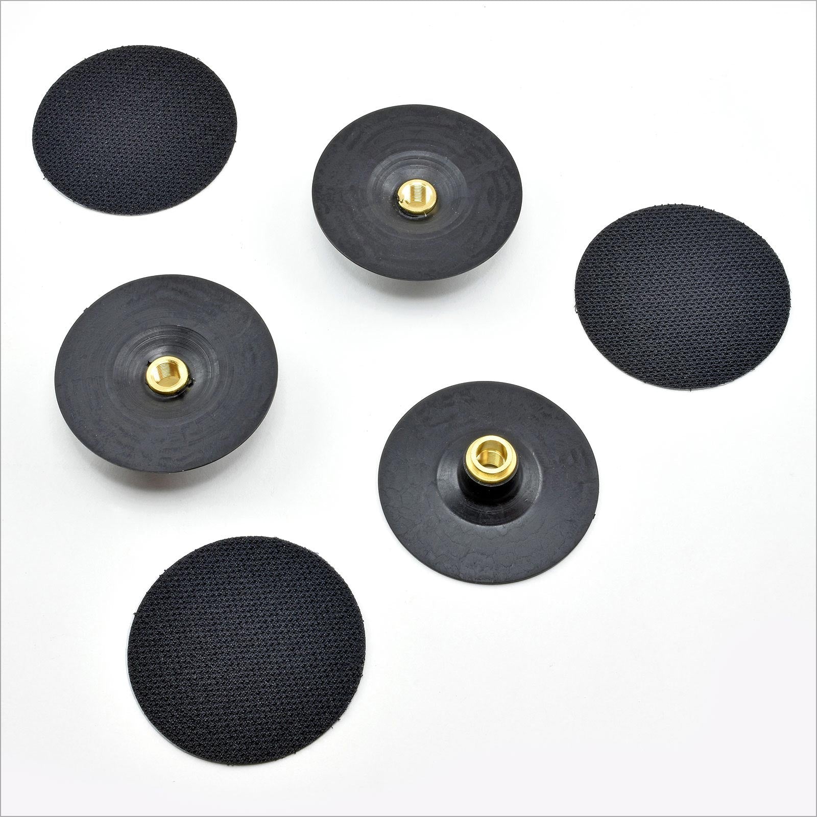 Flexible Disk Mounting Wheels, 2 - 3/8 Inch Dia. (Set of 3) - Micro - Mark Tool Accessories