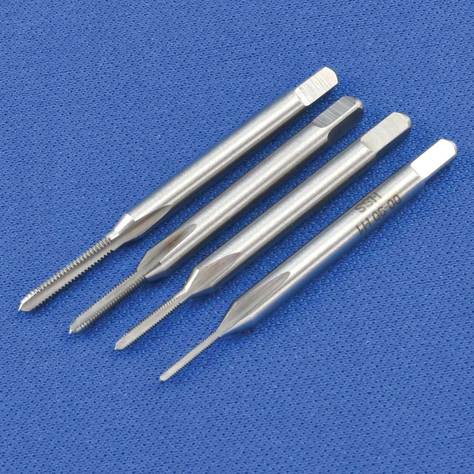 Four-Piece Micro Size Tap Set – Micro-Mark