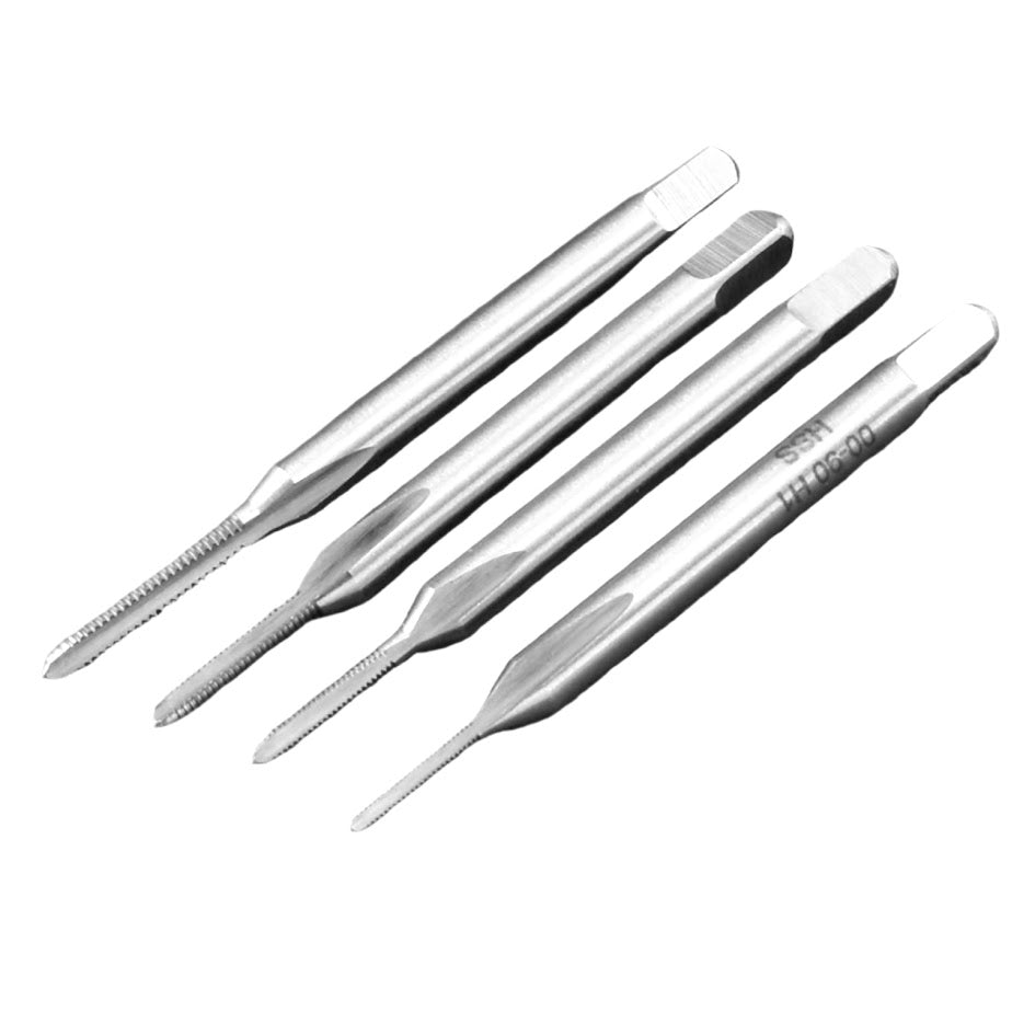 Four-Piece Micro Size Tap Set – Micro-Mark