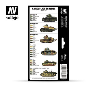 French Camo Colors Pre - War & WWII AFV Color Series by Acrylicos Vallejo