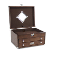 Gerstner International Dark Oak 2 - Drawer EDC Case