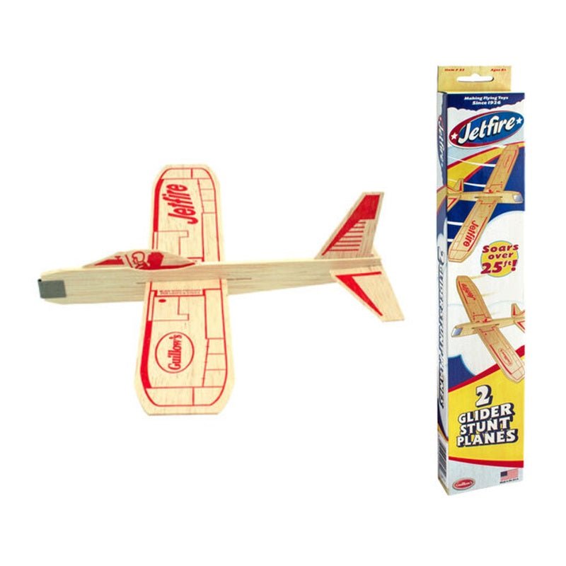 Guillow Jetfire Glider Stunt Planes Twin Pack - Micro - Mark Scale Model Kits