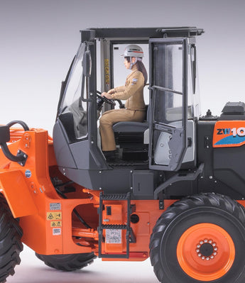 Hasegawa Hitachi Wheel Loader Z100 - 6 Multi Plow/Snow Plow (New Tool), Plastic Model Kit, 1/35 Scale