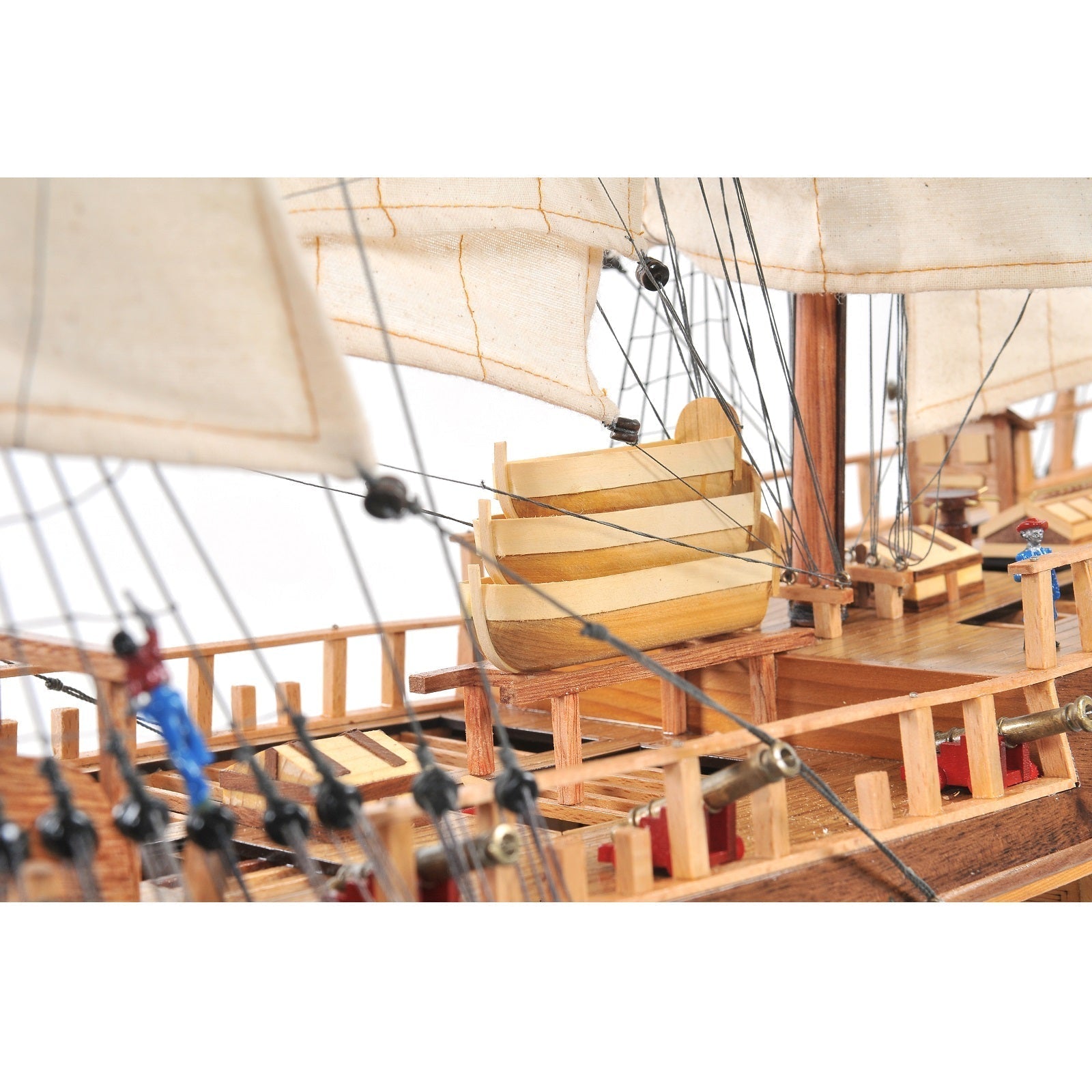 HMS Endeavour Open Hull, Fully - Assembled - Micro - Mark Pre - Built