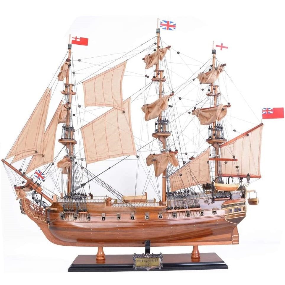 HMS Surprise Medium Fully - Assembled Decorative Wood Model