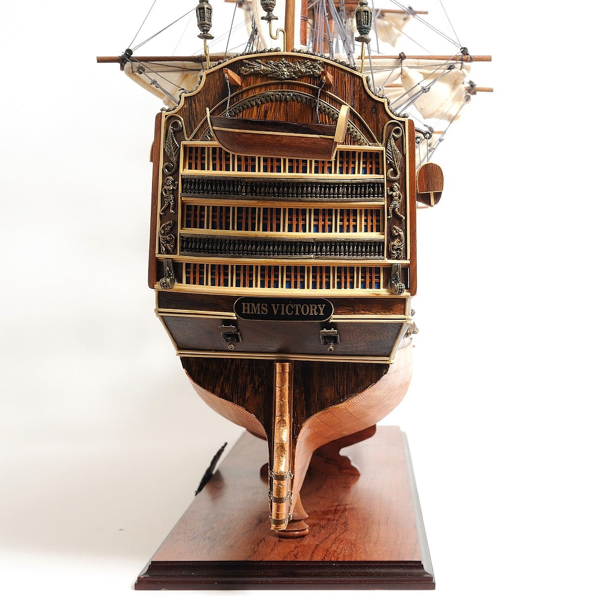 HMS Victory Copper Bottom, Fully - Assembled - Micro - Mark Pre - Built