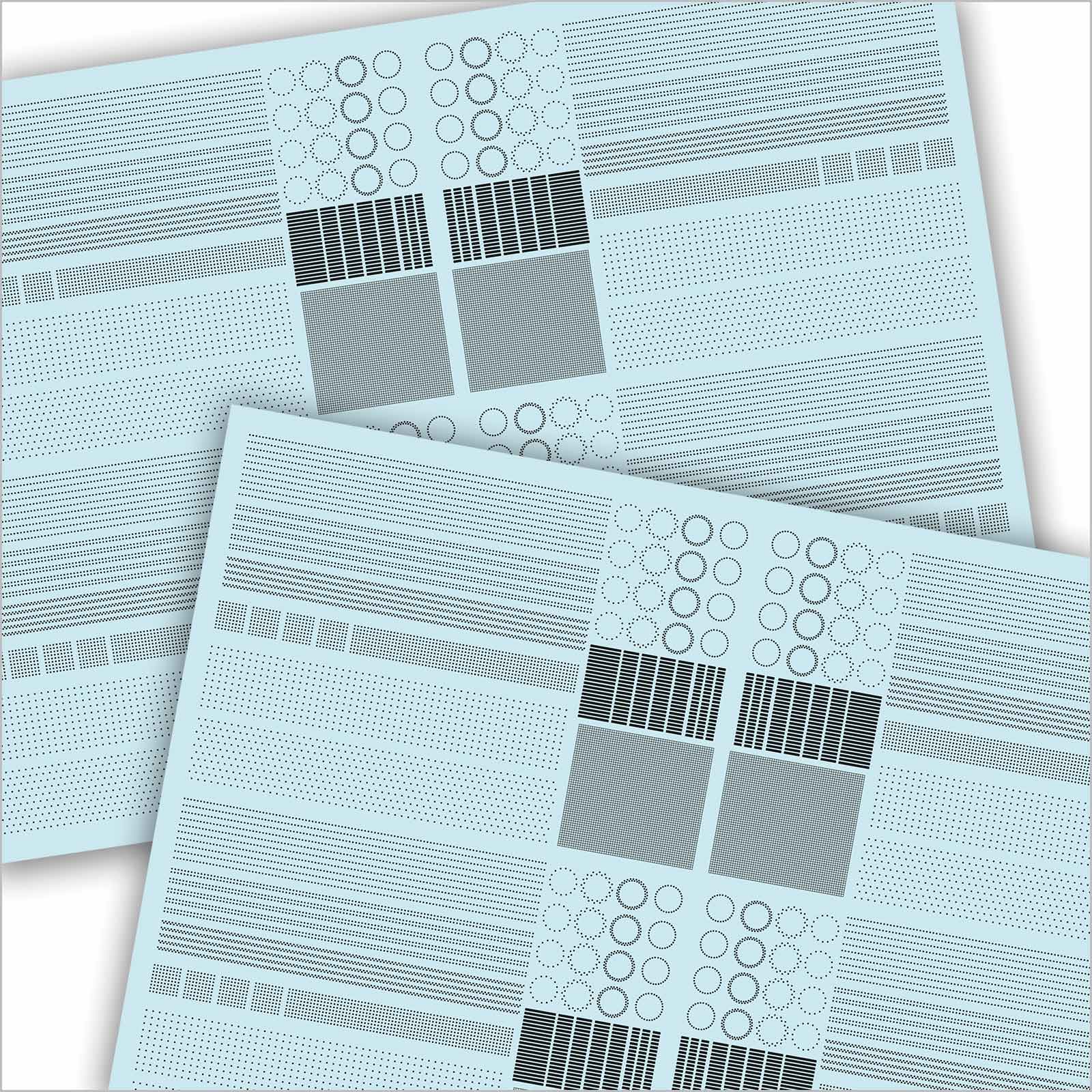 HO scale decals with raised 3D rivets and other surface details