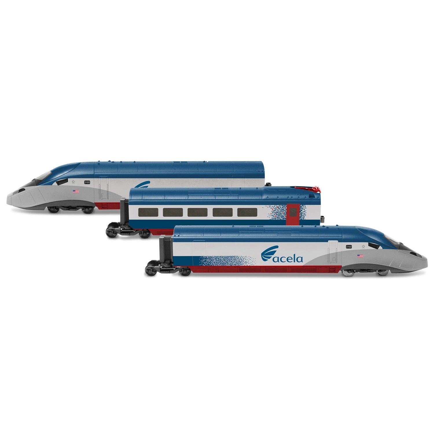 Hornby Amtrak® Acela II High Speed Electric Train Set, HO Scale - Micro - Mark Train Sets