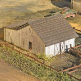 Horse Stable, N Scale, By Scientific