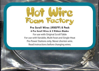 Hot Wire Foam Factory Pro Scroll Wires, 8 Pack