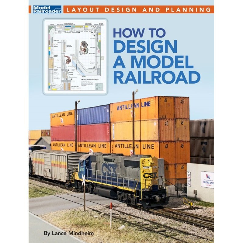 How To Design A Model Railroad Book by Lance Mindheim - Micro - Mark Books