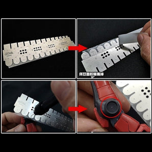 Infini Model Metal - Etched Centering Drill Guide Plate