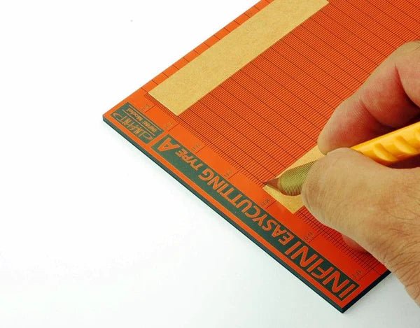 AK Interactive Easycutting No. 2 Cutting Mat - Laser-Sculpted Board For Modeling & Crafts