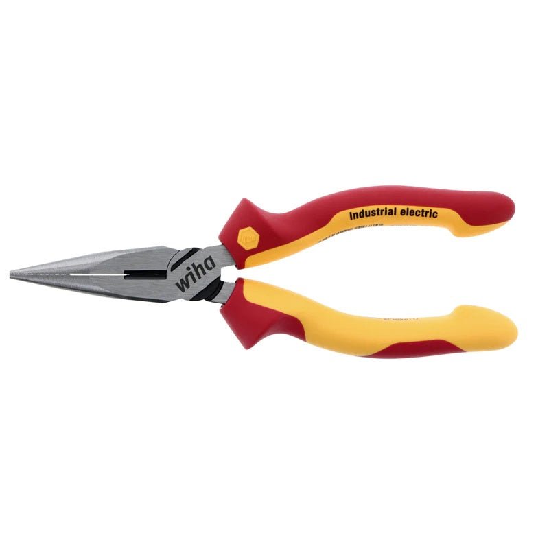 Insulated Industrial Long Nose Pliers, 6.3 inch