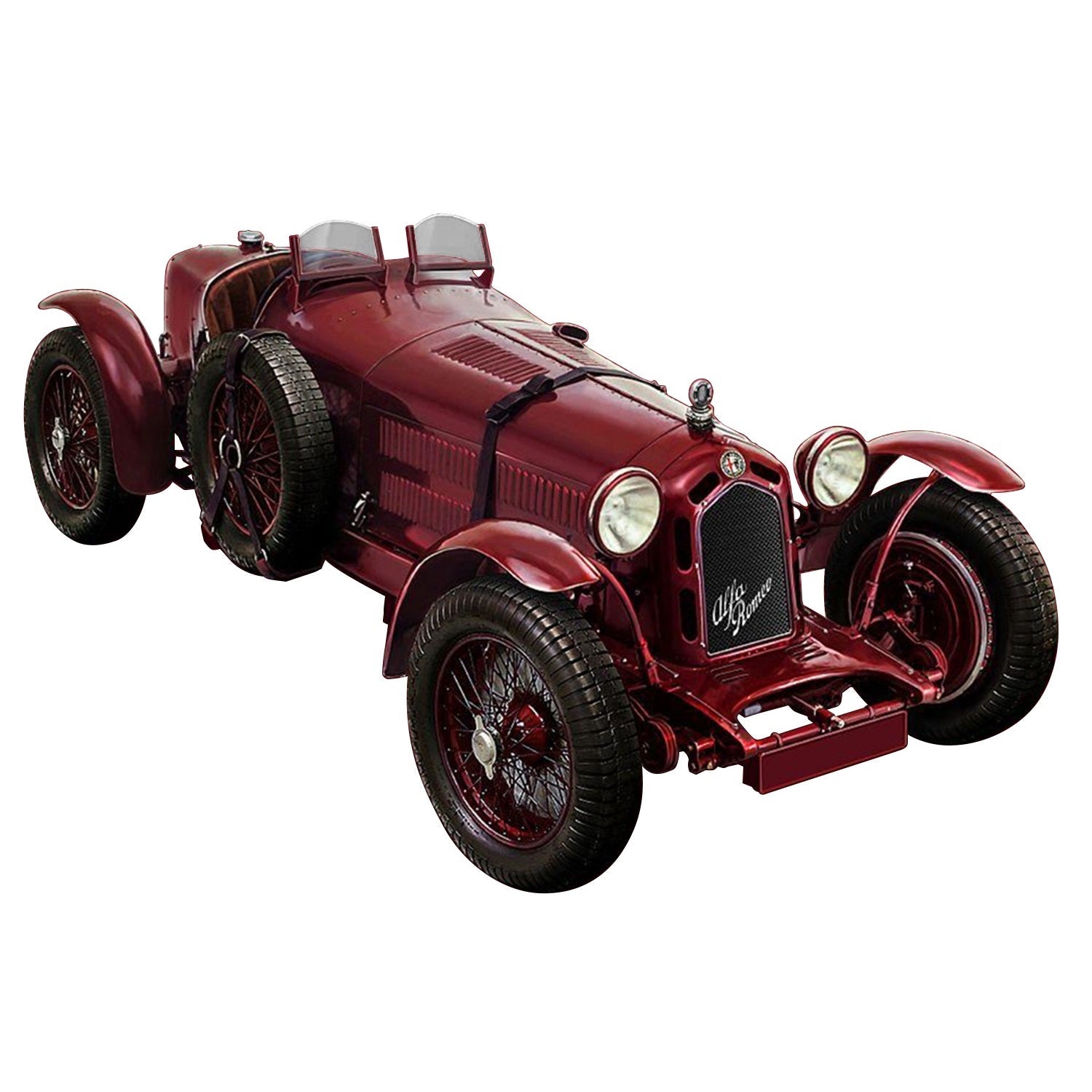 Italeri® Alfa Romeo 8C/2300 (1931 - 1933) - Alfa Romeo 110th Anniversary Edition Plastic Model Kit, 1/12 Scale