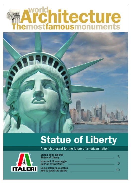 Italeri® Statue of Liberty: World Architecture Plastic Model Kit