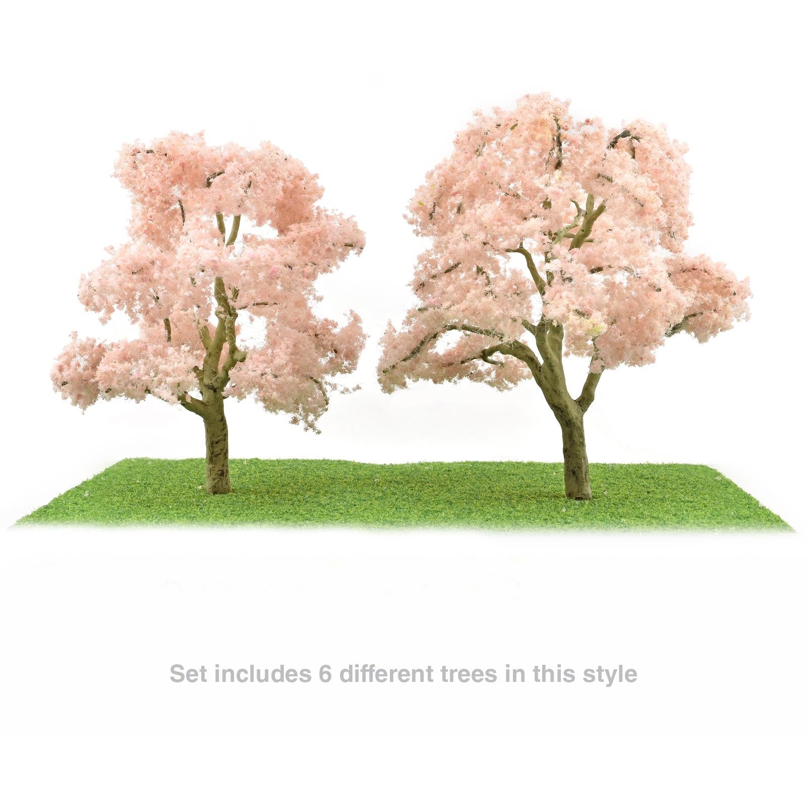 JTT Scenery Products Cherry Blossom Grove 3 - 3 1/2" High, 6 Pieces