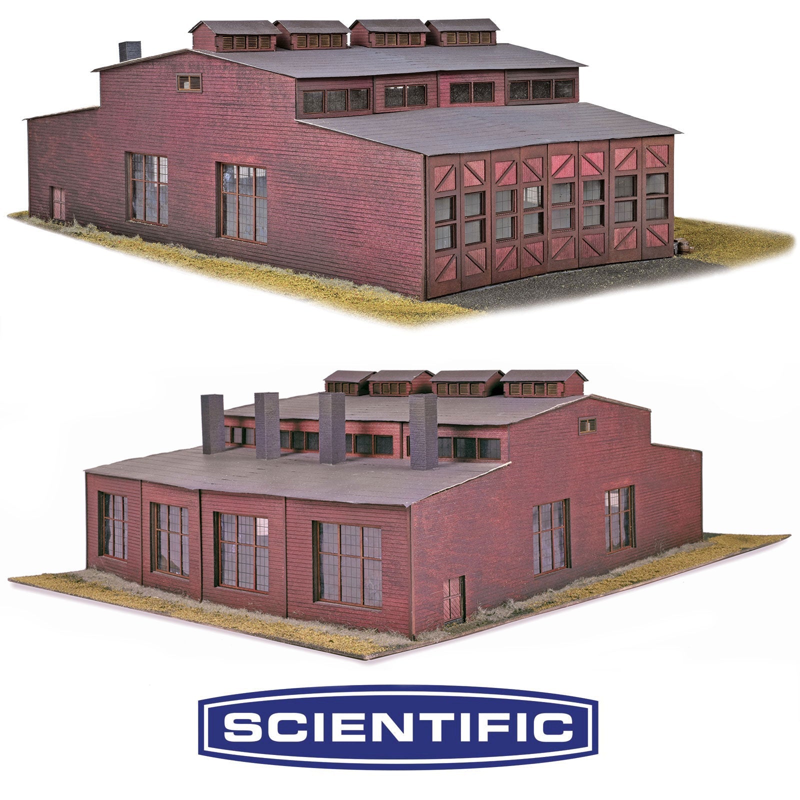 Keddie Roundhouse Kit, HO Scale, By Scientific - Micro - Mark Model Making