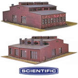 Keddie Roundhouse Kit, HO Scale, By Scientific