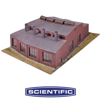 Keddie Roundhouse Kit, HO Scale, By Scientific