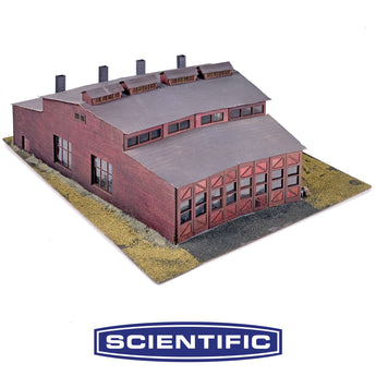 Keddie Roundhouse Kit, HO Scale, By Scientific