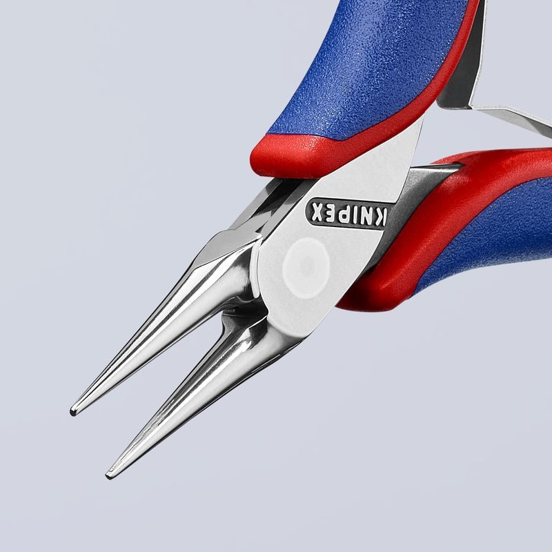 KNIPEX 4.5'' Electronics Pliers, Round Tips with Comfort Grip