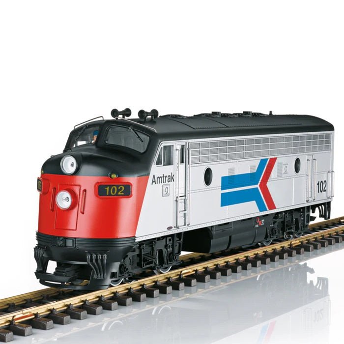 LGB F7A Diesel Locomotive - Amtrak #102, G Gauge