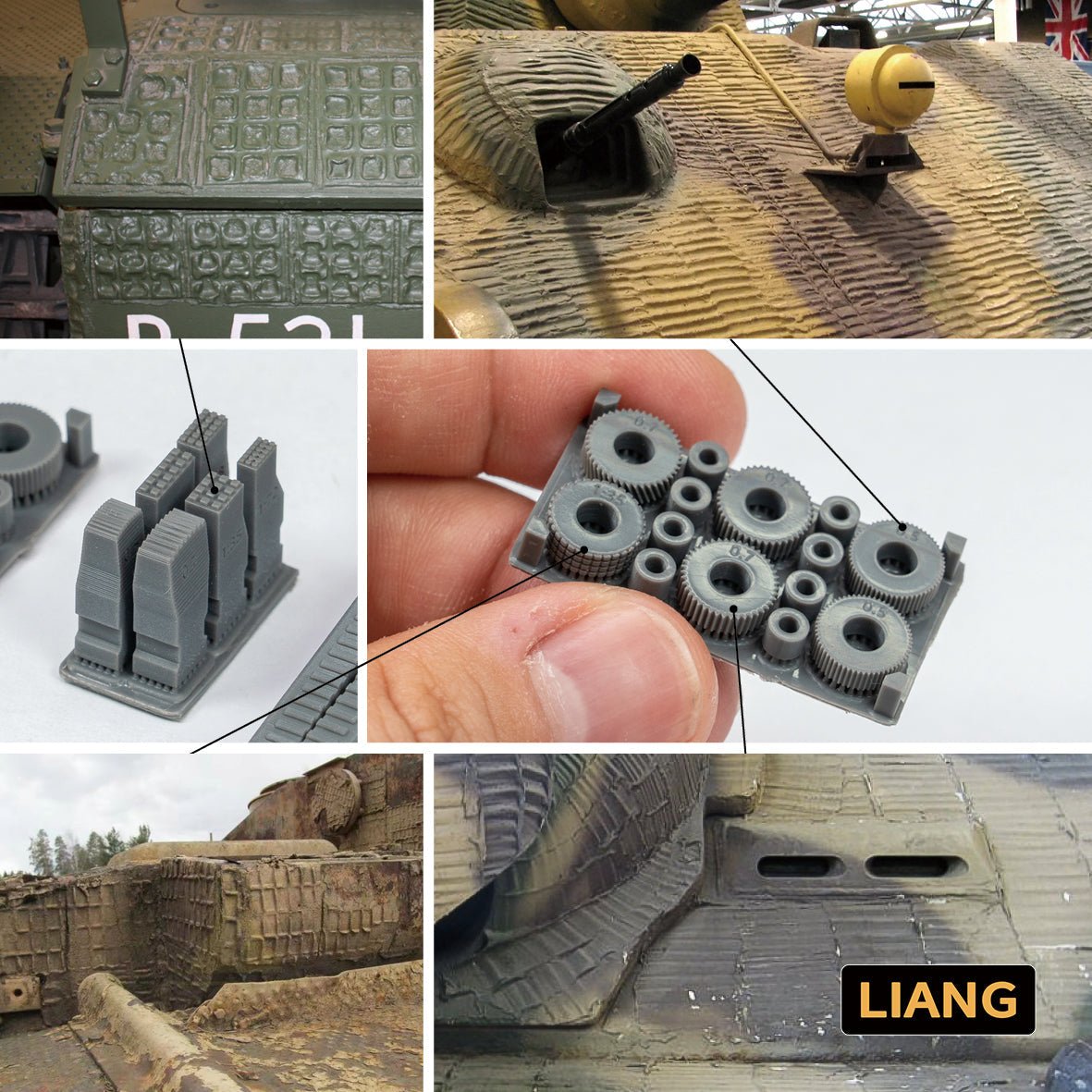 Liang Models Zimmerit Coat Tools Bundle