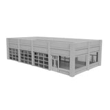 Lionel™ Modern Service Station Building Structure Kit (Undecorated), HO Scale