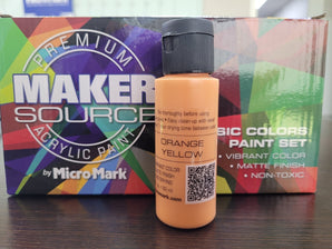 Makersource Acrylic Paint by Micro - Mark, Orange Yellow, 60ml