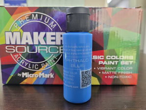 Makersource Acrylic Paint by Micro - Mark, Phthalo Blue, 60ml