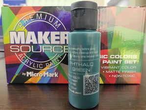 Makersource Acrylic Paint by Micro - Mark, Phthalo Green, 60ml