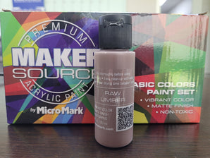 Makersource Acrylic Paint by Micro - Mark, Raw Umber, 60ml