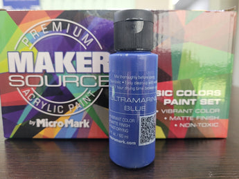 Makersource Acrylic Paint by Micro - Mark, Ultramarine Blue, 60ml