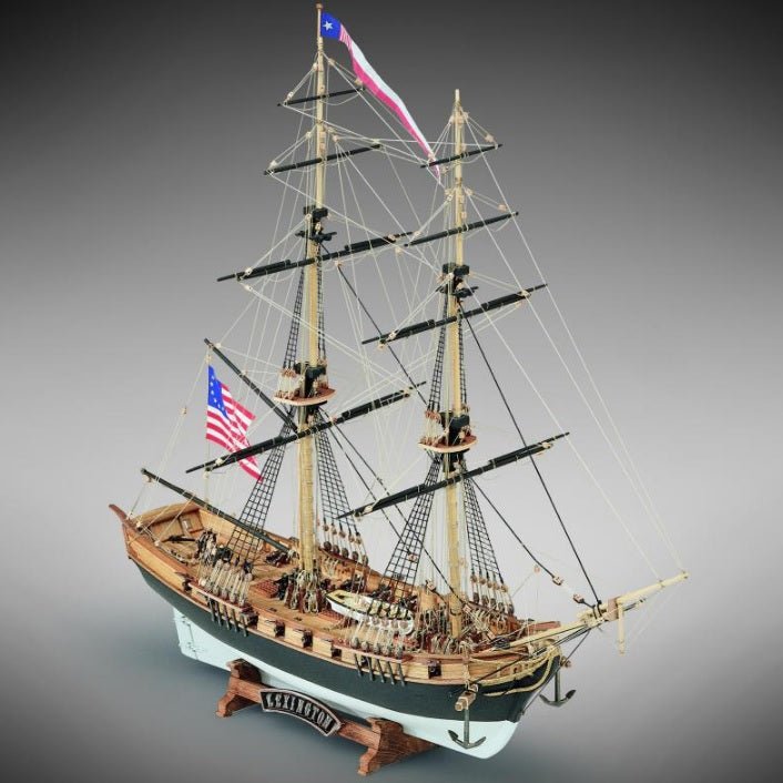 Mamoli Lexington Model Ship Kit, 1/100 Scale - Micro - Mark Scale Model Kits