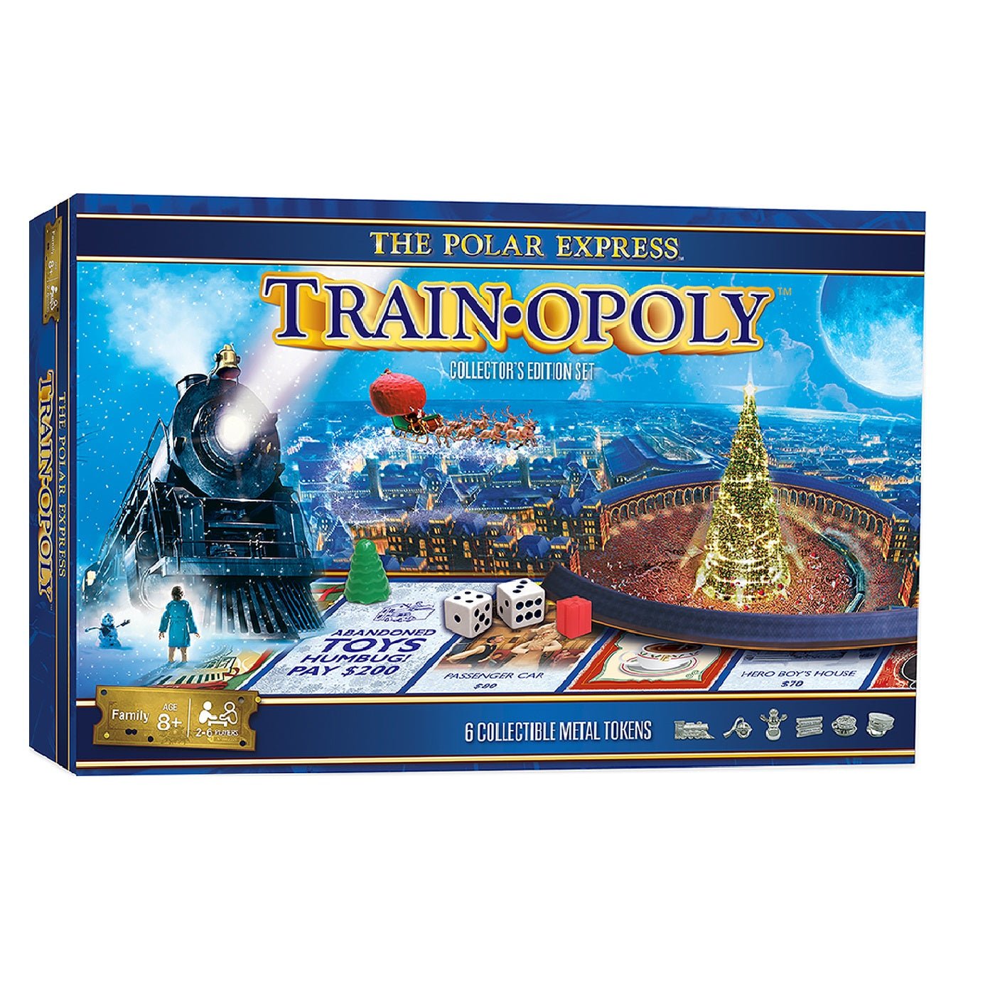MasterPieces® The Polar Express Train - Opoly Board Game - Collectors Edition Set