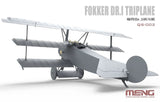 Meng Model Kits Fokker Dr.I "Red Baron" Triplane (New Tool) 1/32 Scale