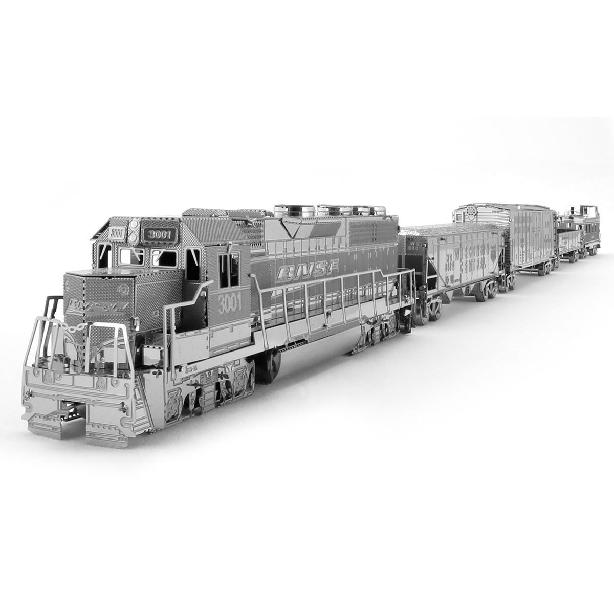 Metal Earth Freight Train Set Metal Model Kit