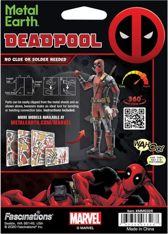 Metal Earth Marvel Comics "Deadpool" Metal Model Kit