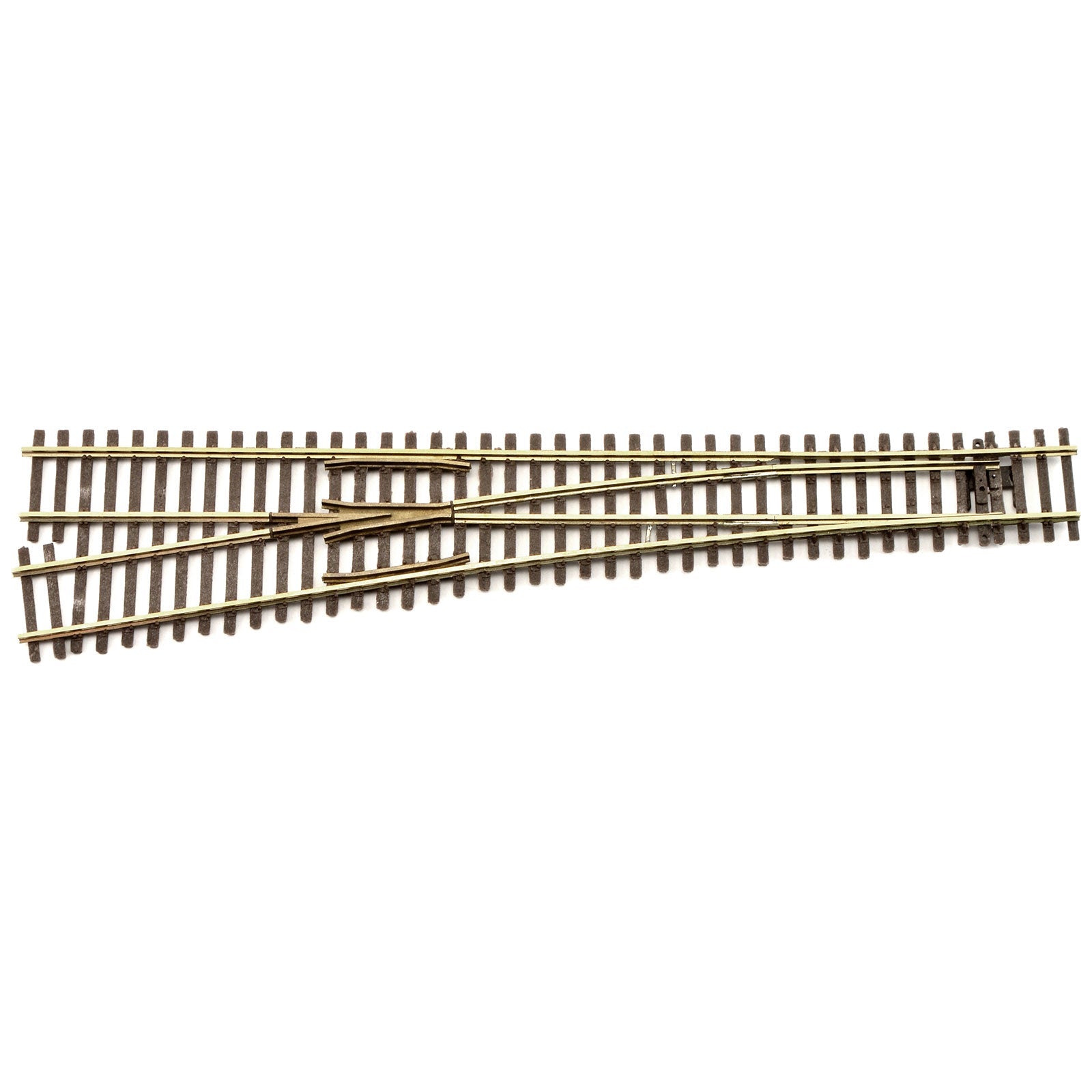 Micro Engineering N Scale, Code 55, #6 Left Turnout - Micro - Mark Model Train Accessories