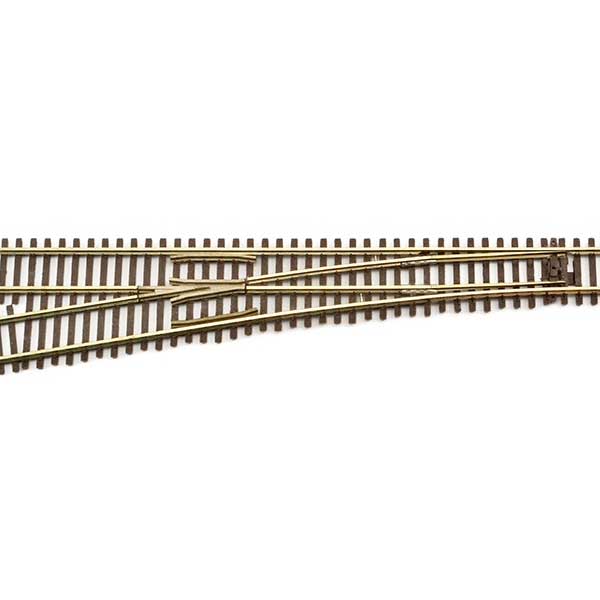 Micro Engineering N Scale, Code 70, #6 Left Turnout - Micro - Mark Model Train Accessories