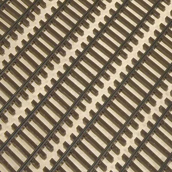 Micro Engineering Weathered Flex - Track Code 55 N Scale Bundle of 6 Pieces - Micro - Mark Model Train Accessories