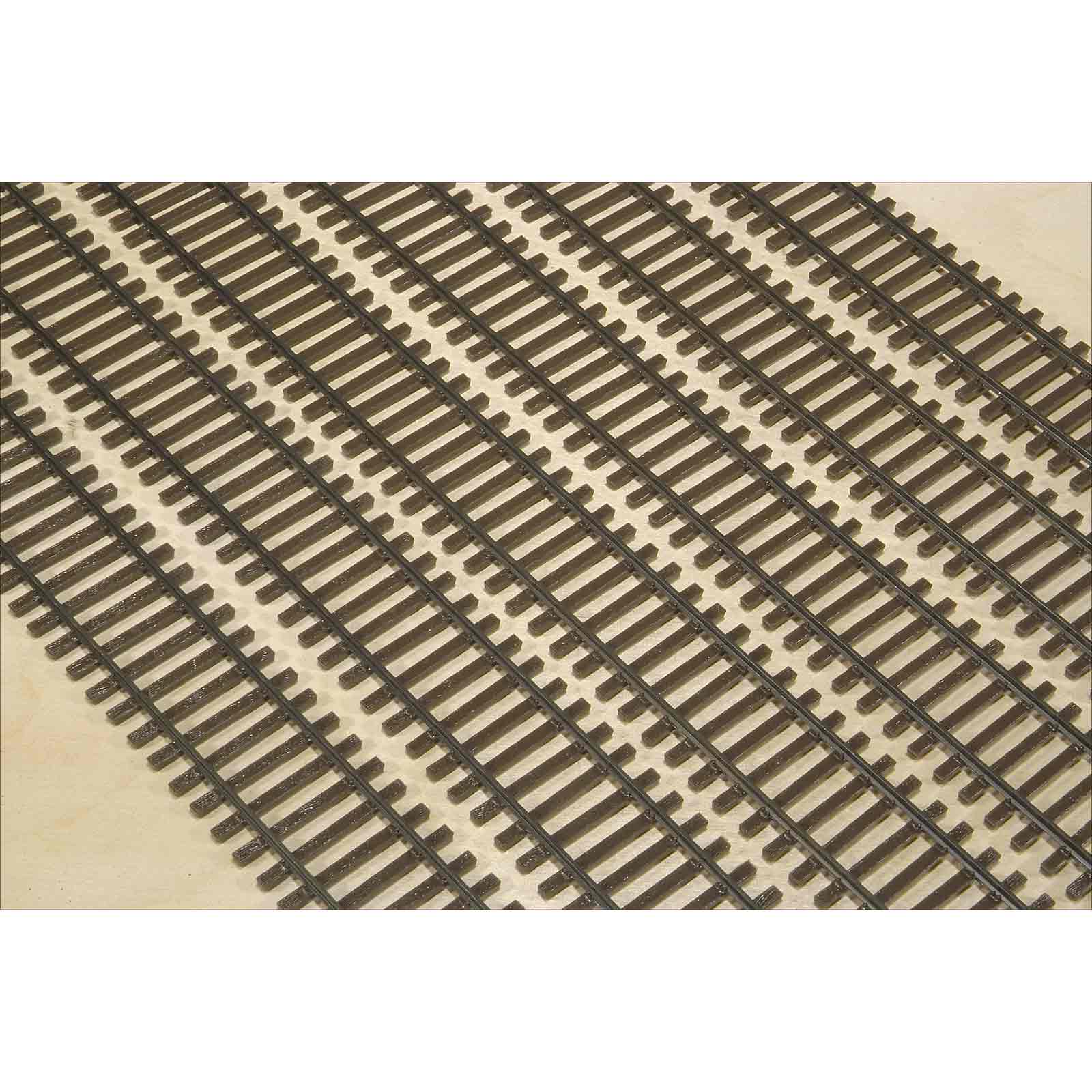 Micro Engineering Weathered Flex - Track Code 83 HO Bundle of 6 Pieces - Micro - Mark Model Train Accessories