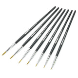 Micro-Mark 7-piece Round Brush Set