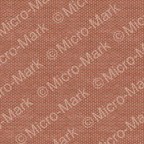 Micro-Mark Aged Factory Brick, O Scale - 4pk