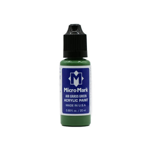 Micro-Mark Air Grass Green Acrylic Paint, 20ml