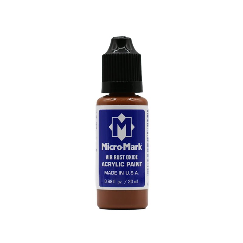 Rust Oxide Color Rust Oxide Acrylic Airbrush Paint 20ml | Matte Model Acrylic | Micro-Mark