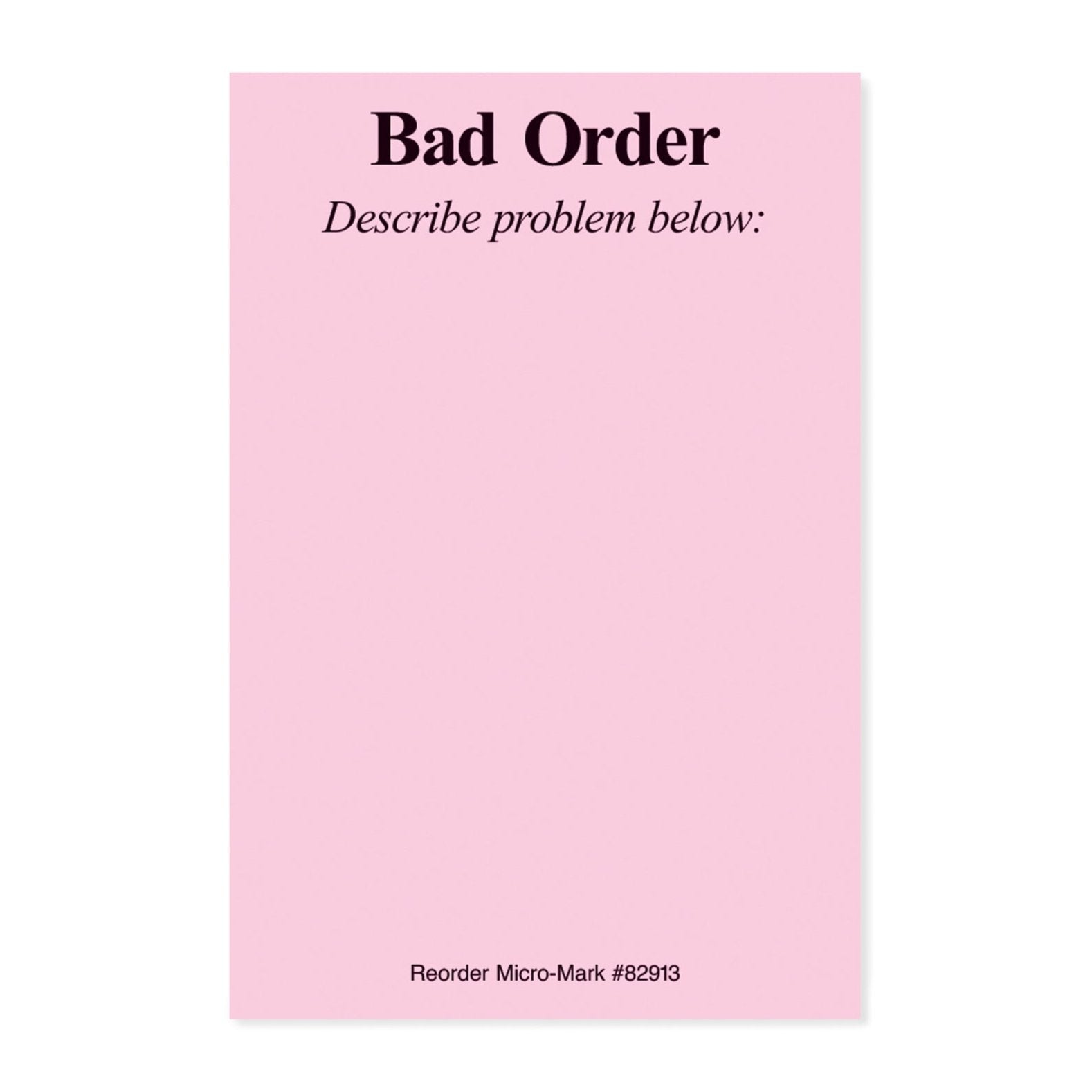 Bad Order Slips | Model Train Car Routing System Cards | Micro-Mark
